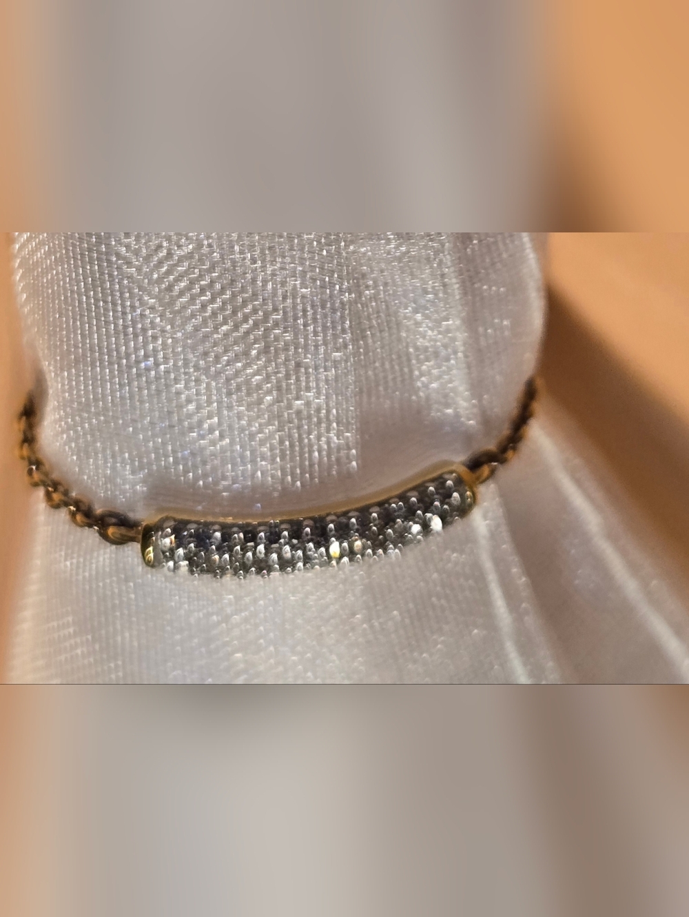Monica Vinader Fiji Bar Adjustable Diamond Friendship Ring - Picture 7 of 12